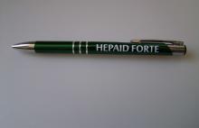 Pix metalic, logo Hepaid Forte